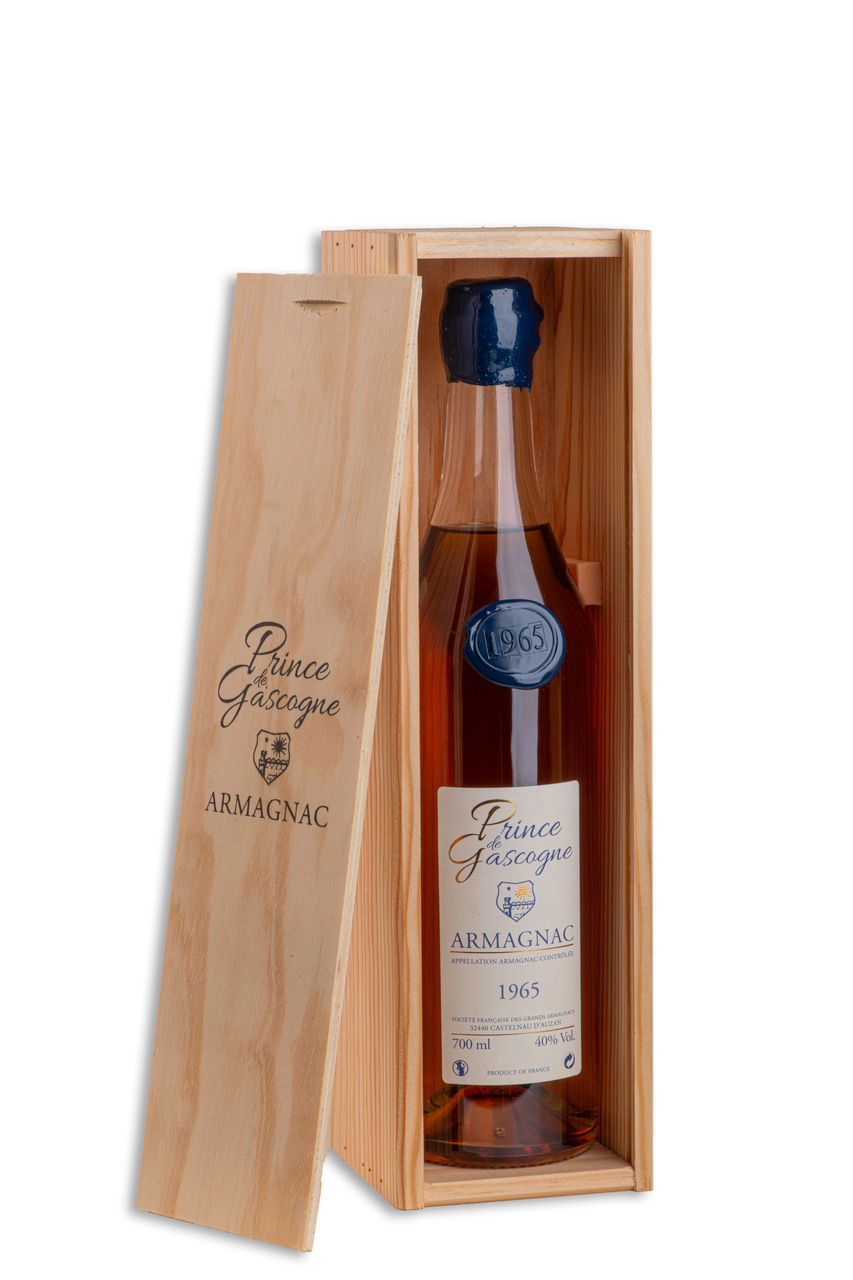 PRINCE DE GASCOGNE 1965 Armagnac su dėžute