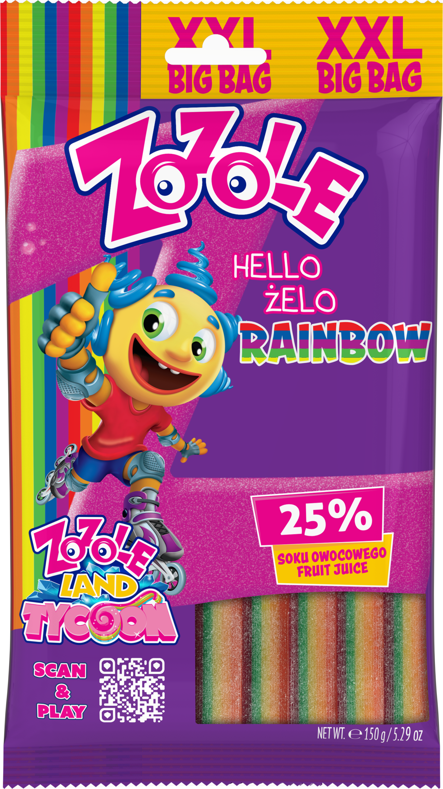 ZOZOLE Rainbow juost.