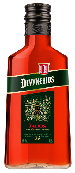 DEVYNERIOS Žalios 0,2l 35%
