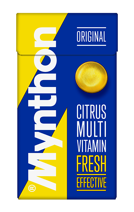 MYNTHON Citrusinių vaisių - multivitaminų sk. pastil.