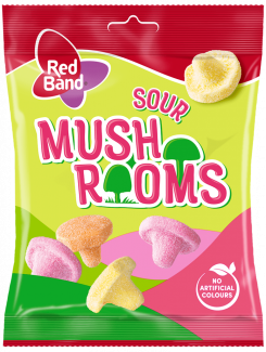RED BAND Sour Mushrooms guminukai