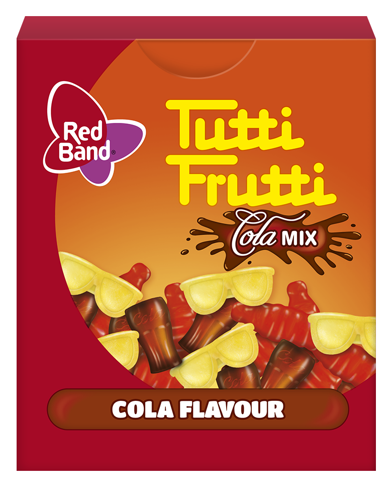 TUTTI FRUTTI Cola kramt. saldainiai