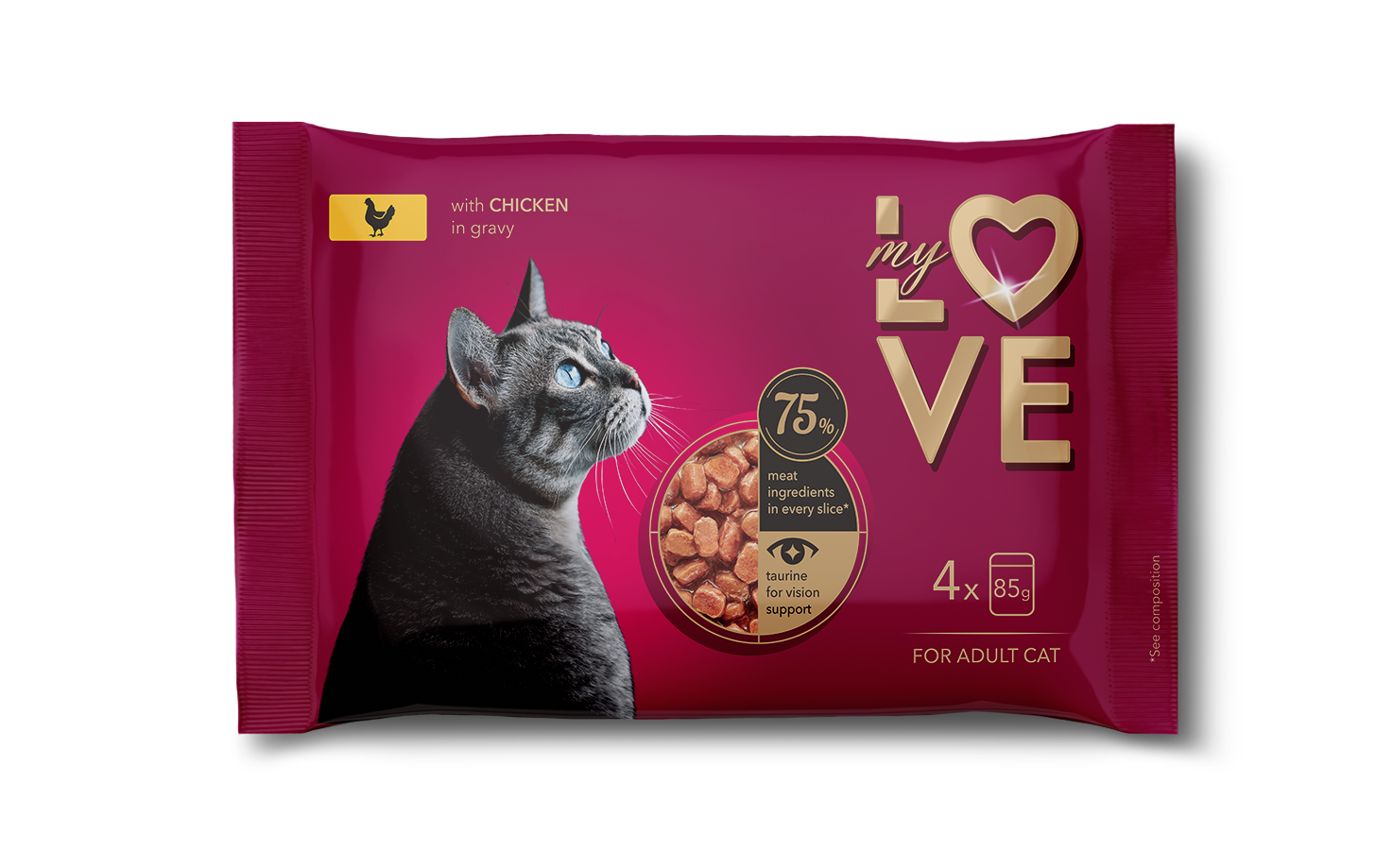 MY LOVE vištienos konservai su padažu