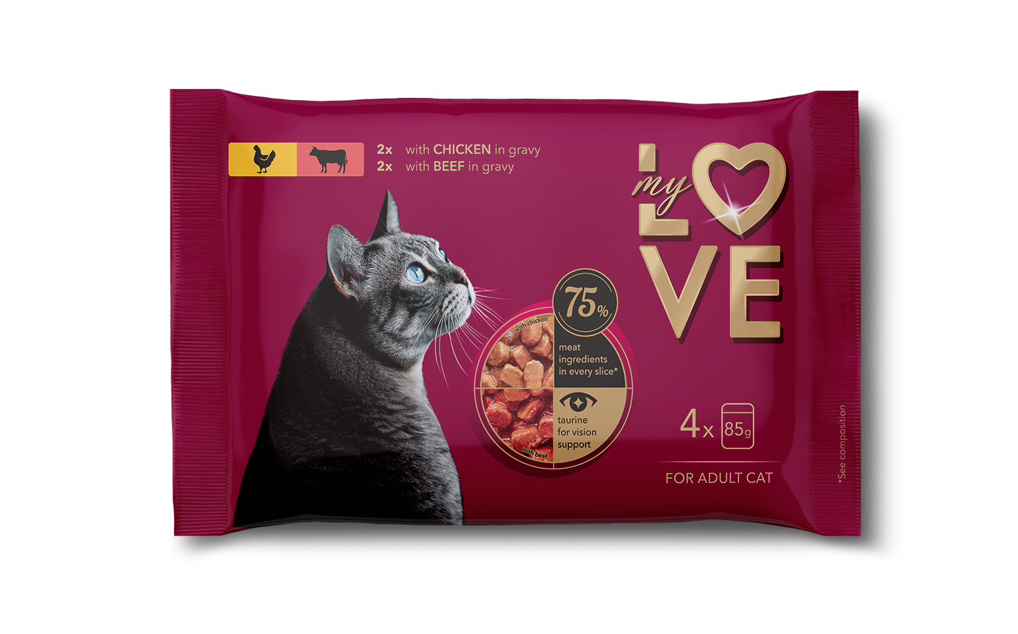 MY LOVE su jautiena ir vištiena, padaže