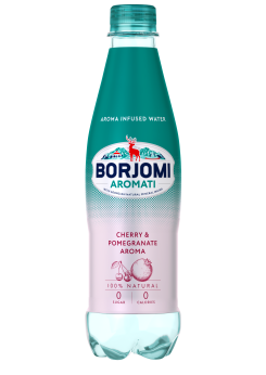 BORJOMI AROMATI vyšnių ir granatų skonio