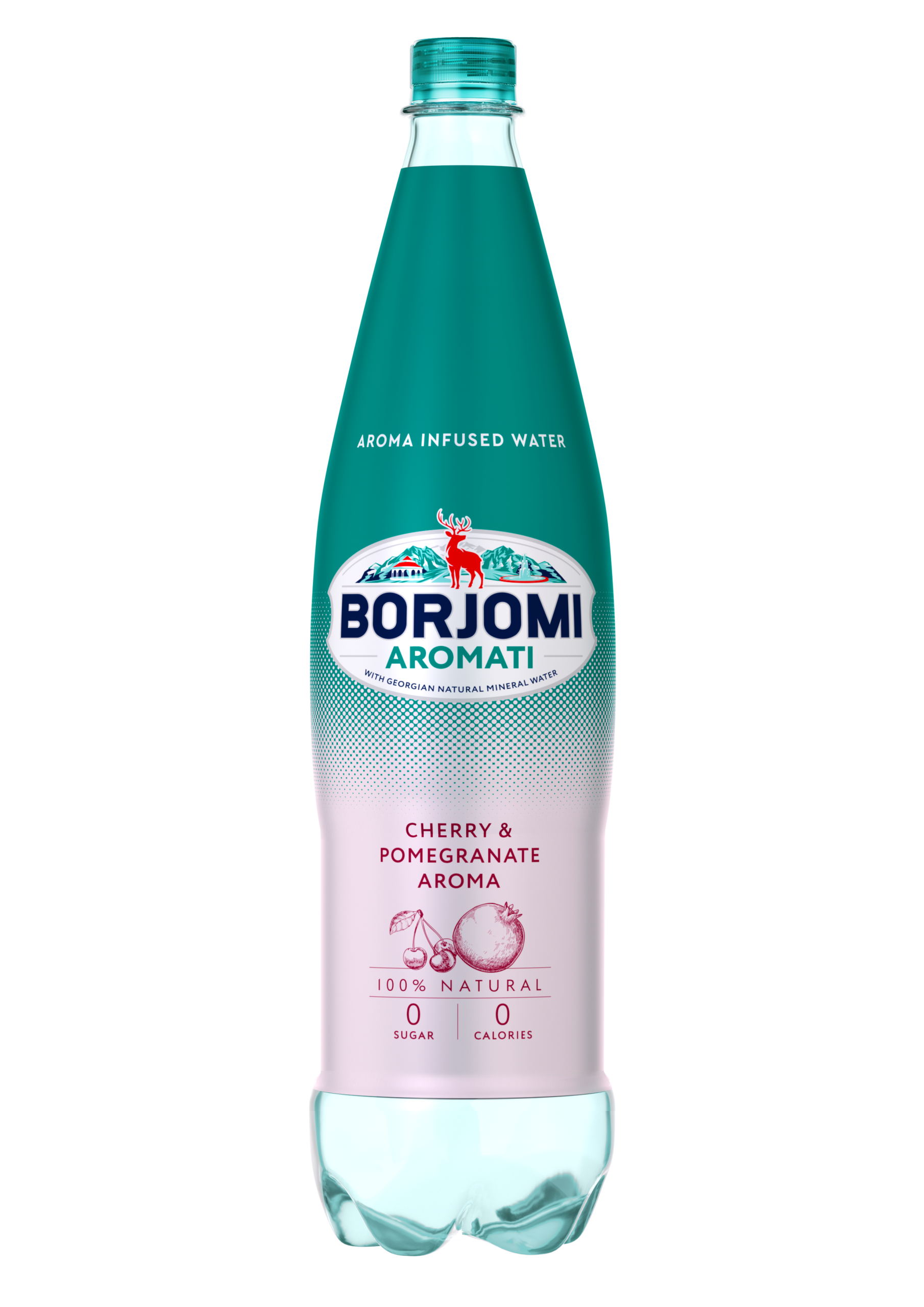 BORJOMI AROMATI vyšnių granatų skonio