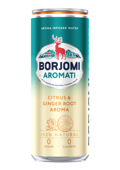 BORJOMI AROMATI citrusų ir imbiero skonio
