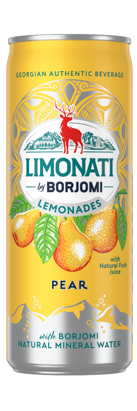 LIMONATI by BORJOMI kriaušių skonio