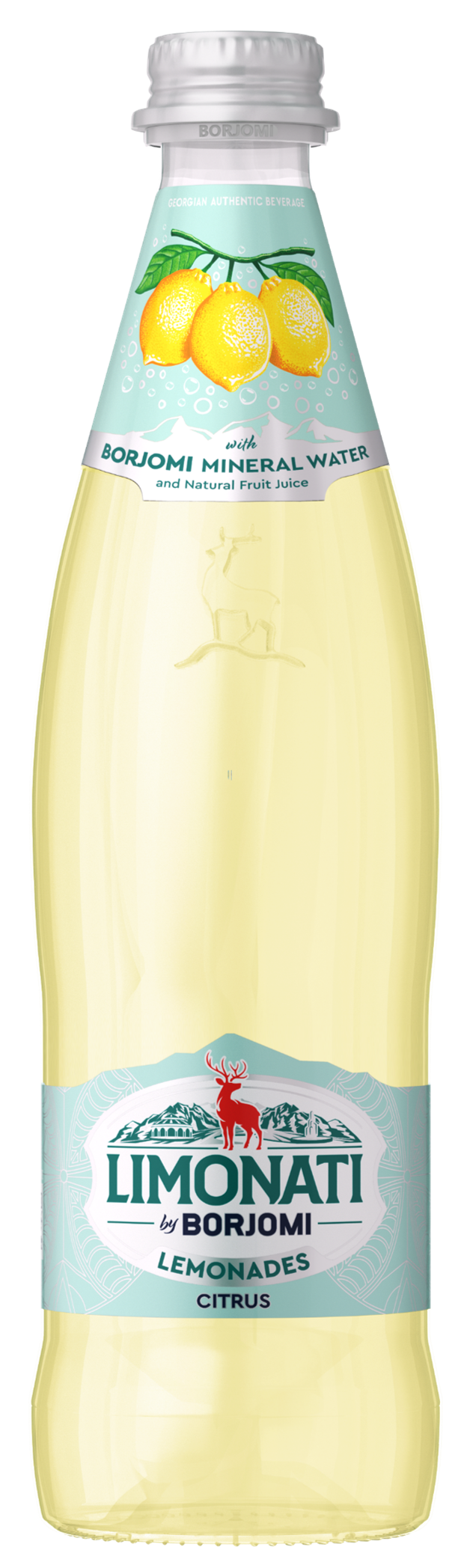 LIMONATI by BORJOMI su citrusiniais vaisiais