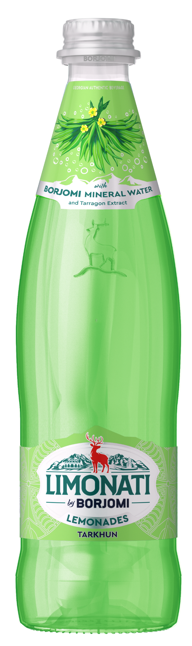 LIMONATI by BORJOMI su estragono skoniu