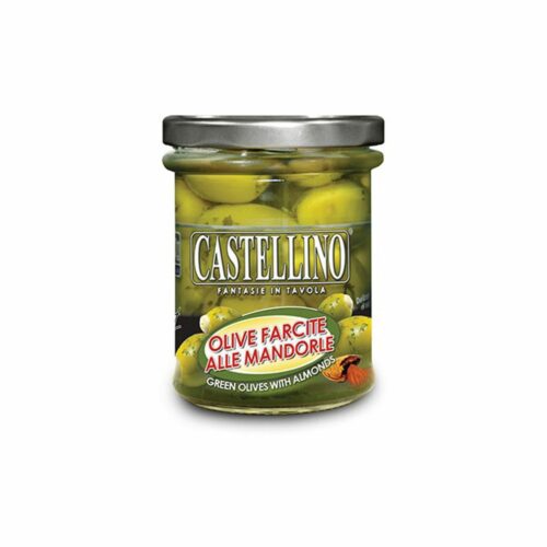 CASTELLINO alyvuogės įdarytos migdolais