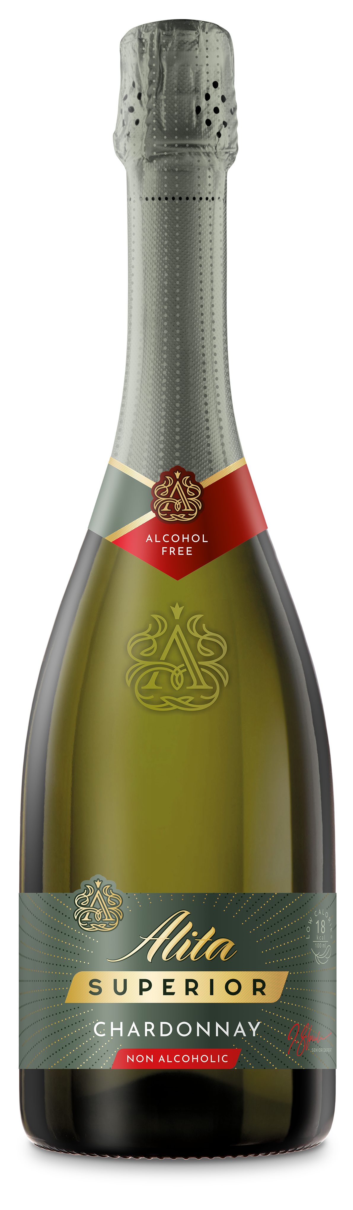 ALITA Superior Chardonnay nealkoholinis