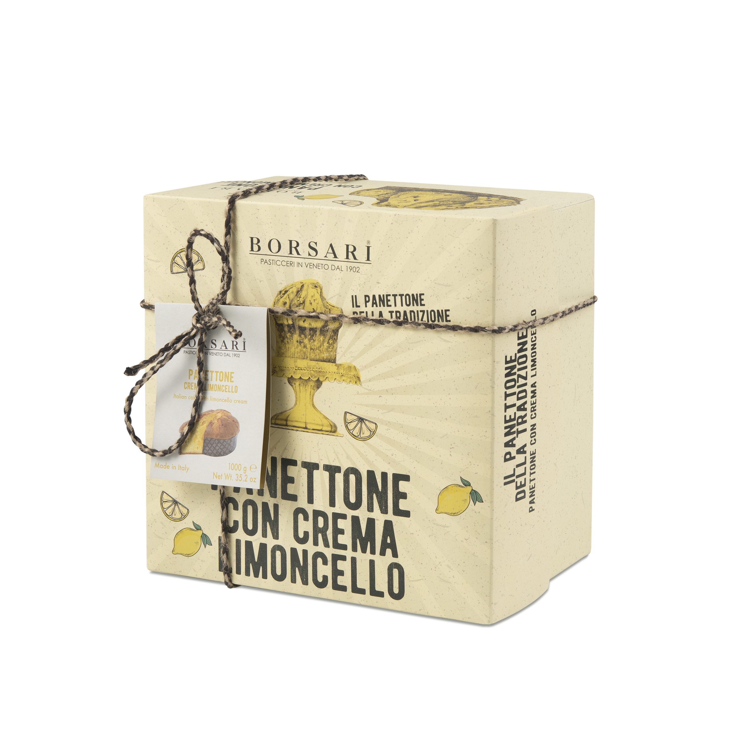 BORSARI Panettone su Limoncello kremu