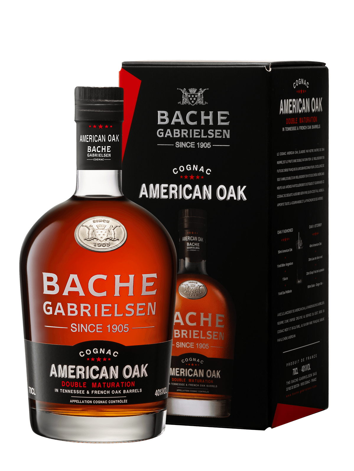 Konjakas BACHE GABRIELSEN American Oak 0.7l 40.0% | bottlery