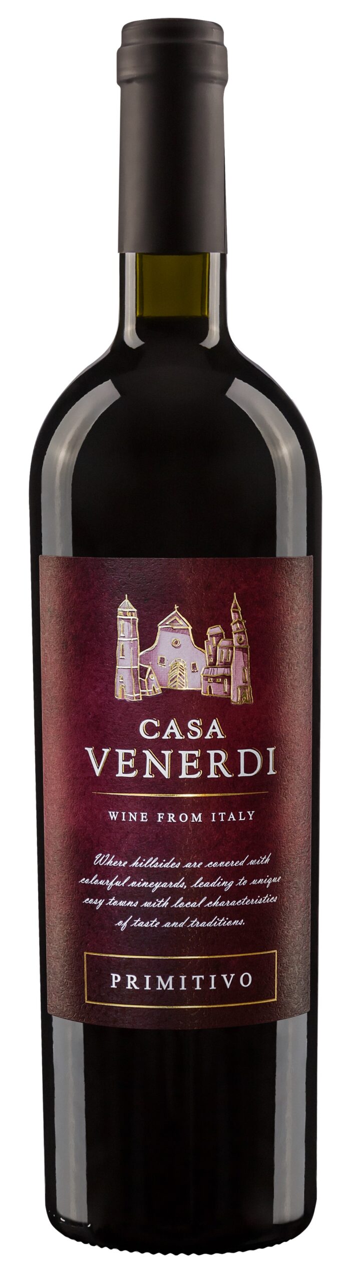 CASA VENERDI Primitivo p/saus.,0,75l