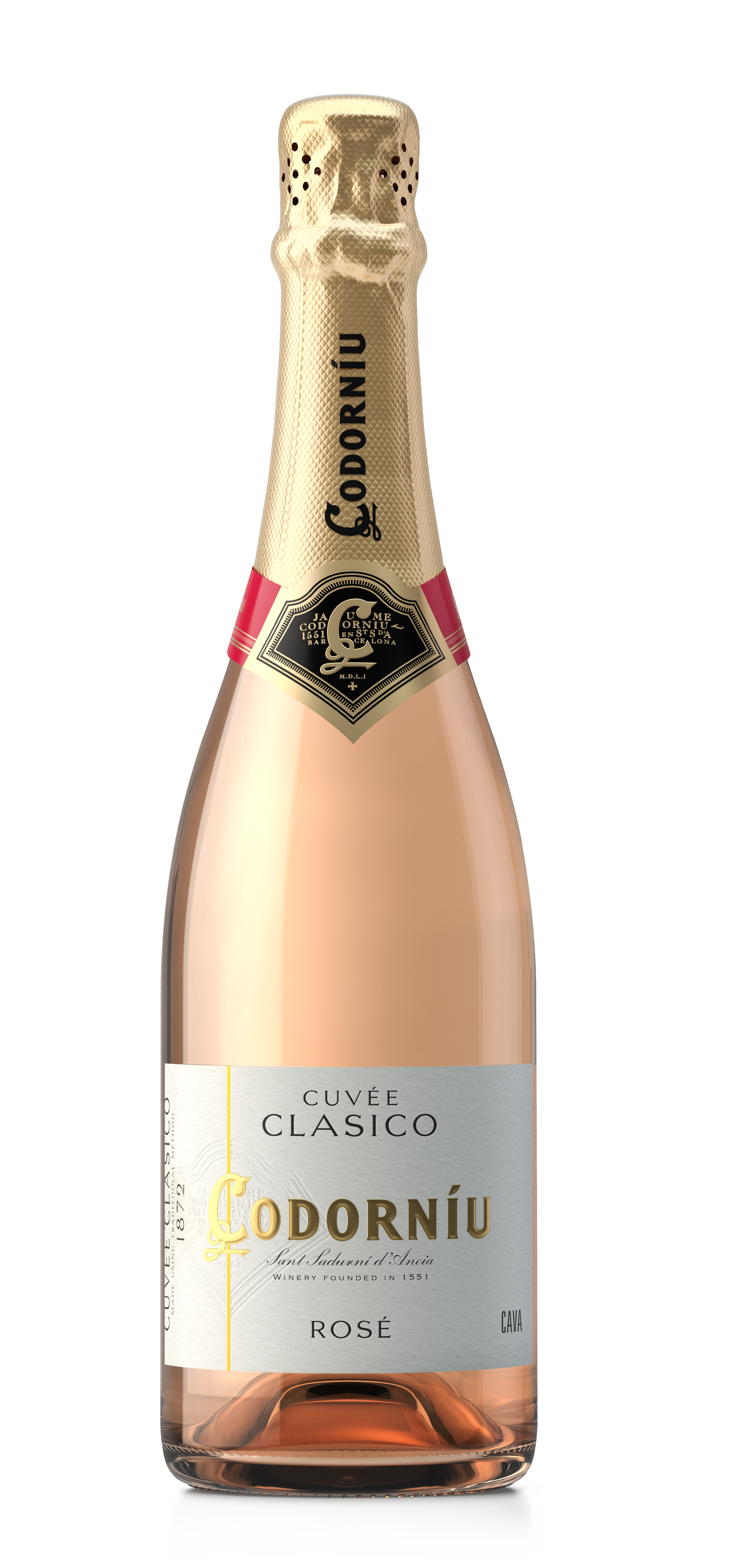 CODORNIU Clasico Rose Brut Cava D.O. VEGAN