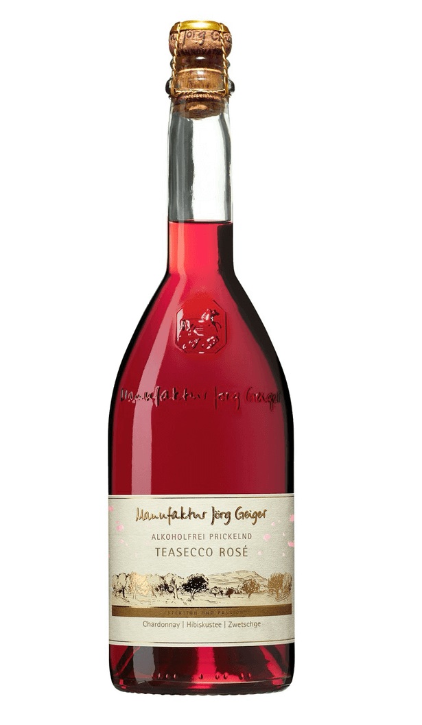 Gazuotas vaisių vyno gėrimas JORG GEIGER Teasecco Rose Non-Alco 0.75l