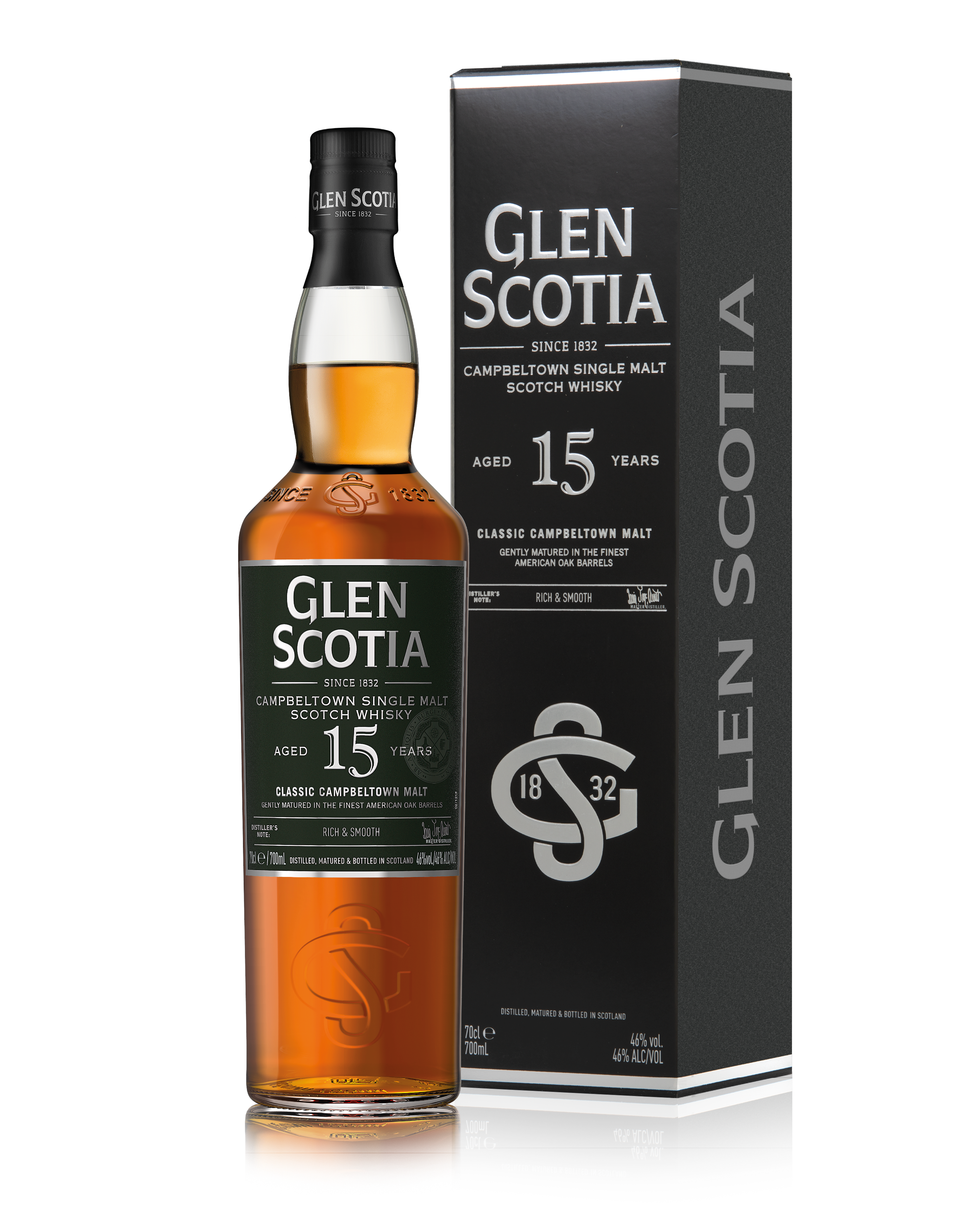 GLEN SCOTIA 15YO Single Malt su dėžute