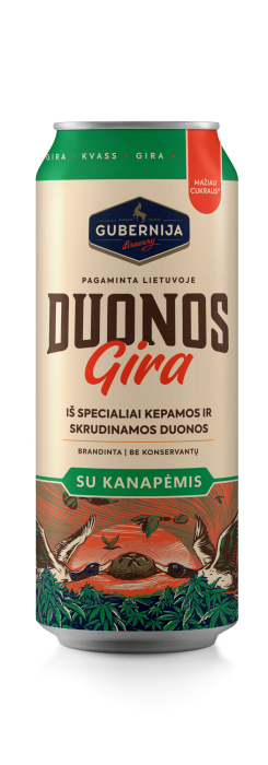 GUBERNIJA DUONOS Tamsi su kanapėmis
