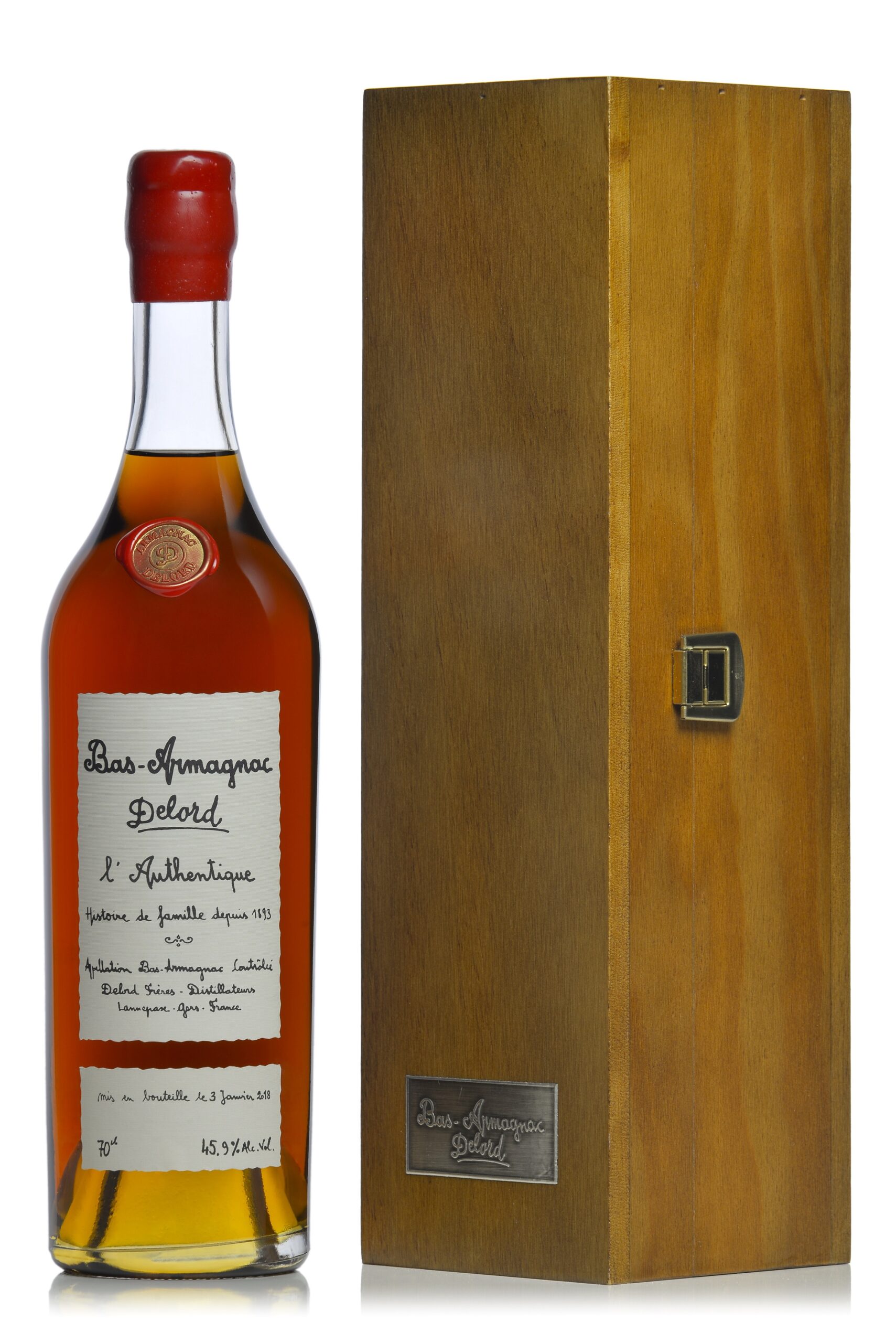 DELORD Bas Armagnac L'Authentique medinėje dėžutėje