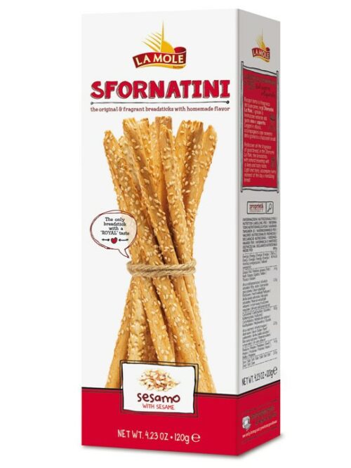 LA MOLE Sfornatini su sezamo sėklomis