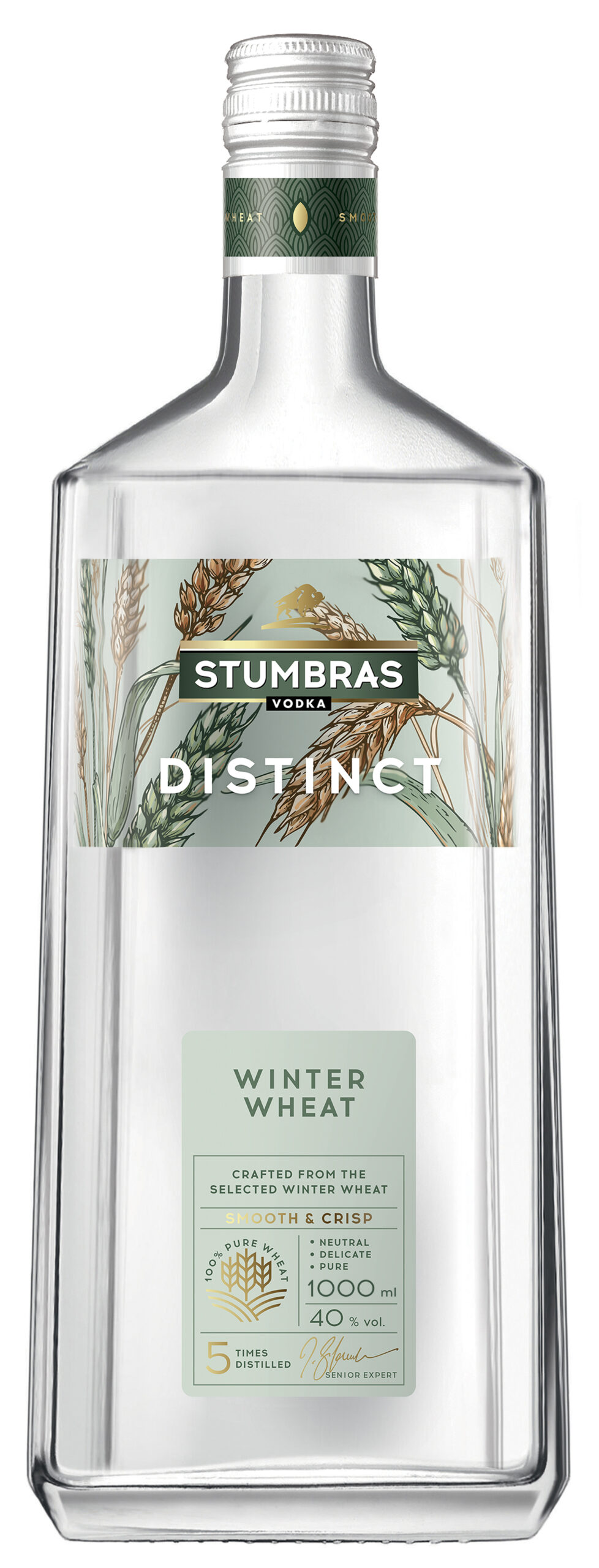 STUMBRAS VODKA Distinct Winter Wheat