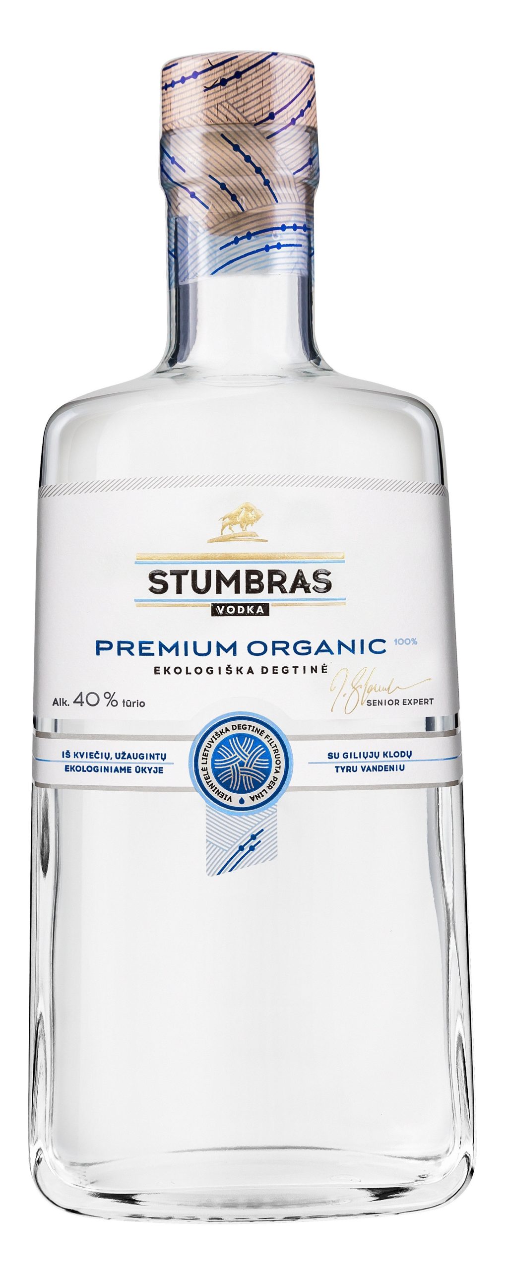 STUMBRAS VODKA Premium Organic ECO