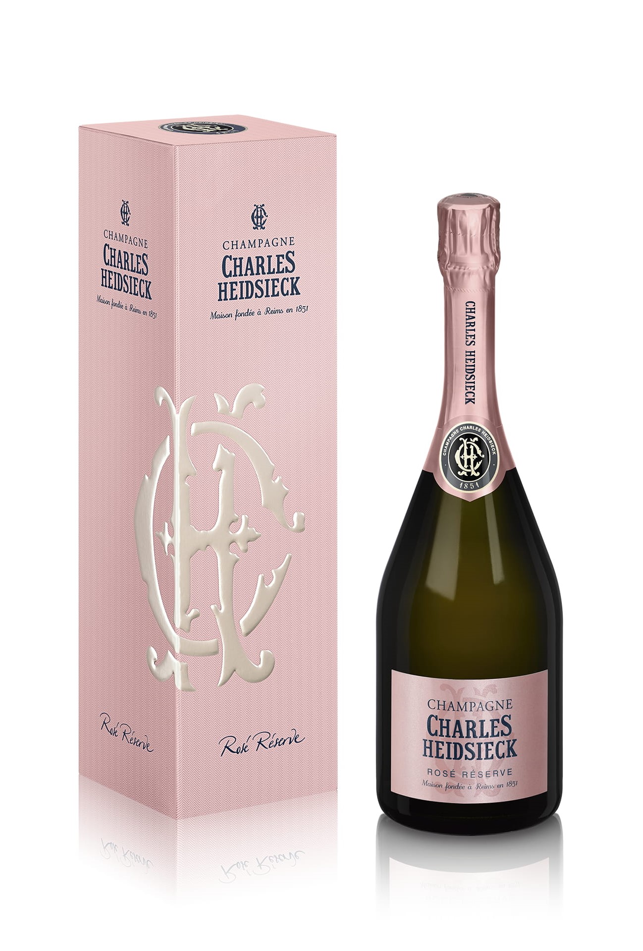 CHARLES HEIDSIECK Rose Reserve Brut Champagne A.O.C. GB